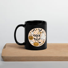 Load image into Gallery viewer, Halloween Dog Ghost Mug – Trick or Treat with Bats, Candy Corn &amp; Pumpkins – Perfect for Dog Lovers!