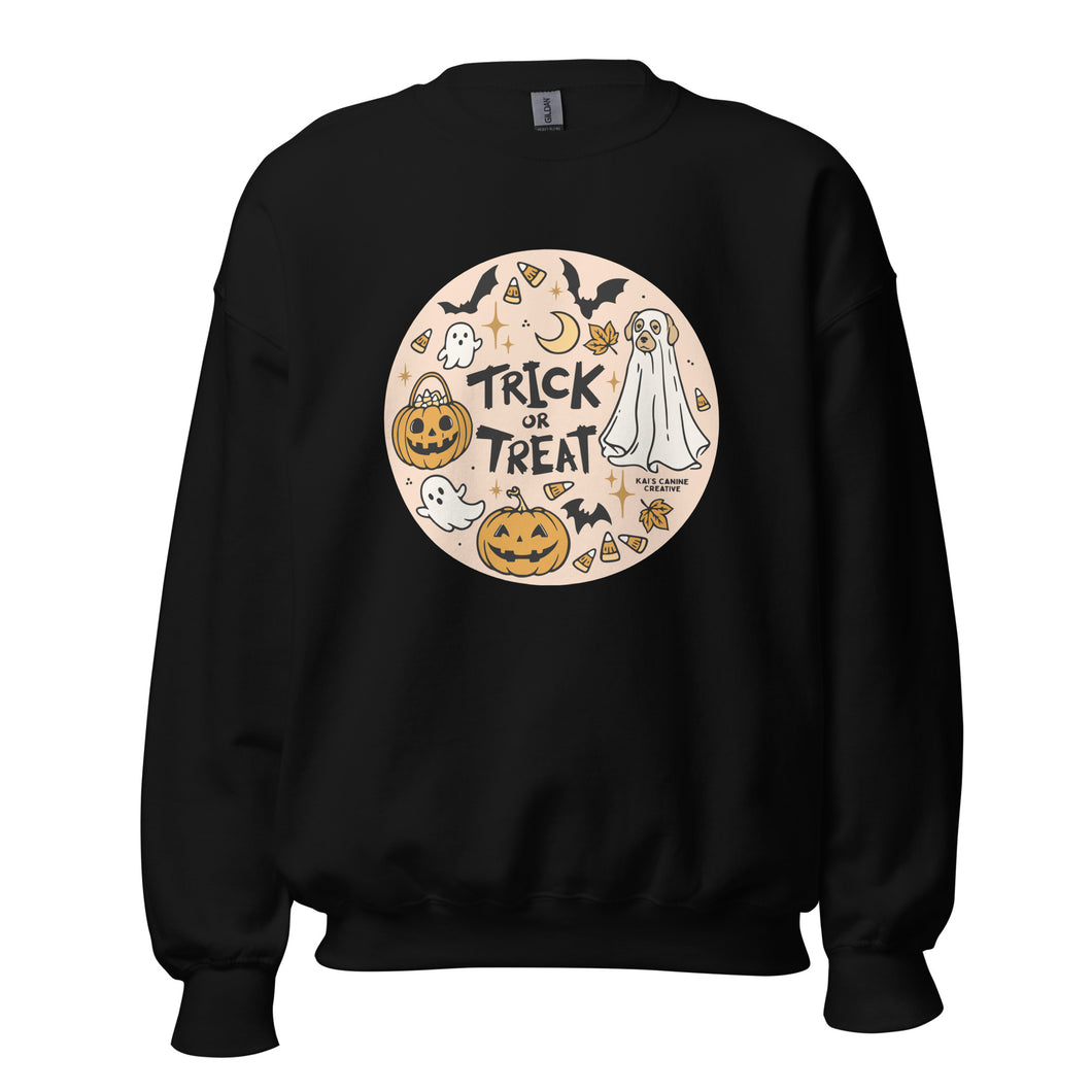 Halloween Dog Ghost Sweatshirt