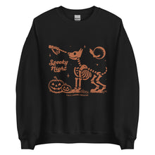 Load image into Gallery viewer, Spooky Night Skeleton Dog Halloween Sweatshirt – Halloween Jumper